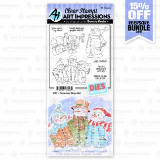 6107 - Snowman Hugs Set