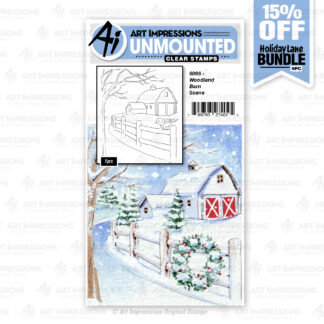 6086 - Woodland Barn Scene