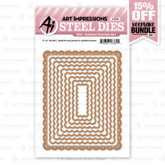 6048 - Scalloped Rectangle Dies